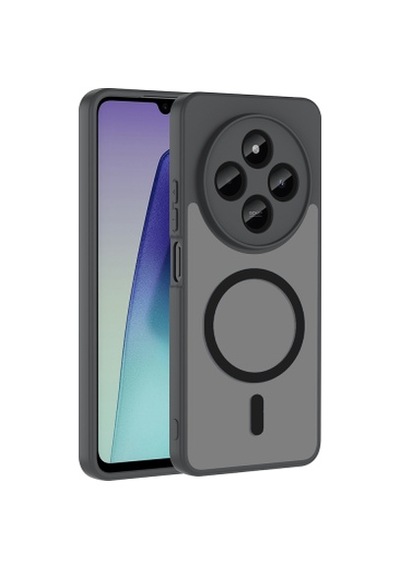 Xiaomi Redmi 14c 4g Kılıf M-safe Şarj Özellikli Zore Babet Kapak Xiaomi Redmi 14c 4g Zore - Siyah