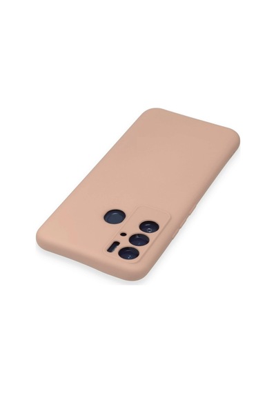 Tecno Pova Neo Kılıf Nano İçi Kadife Silikon - Pudra -