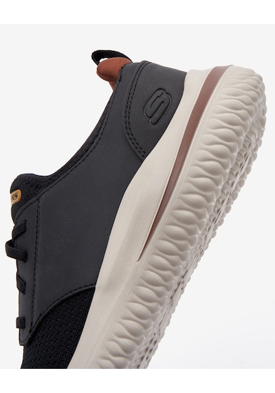 Skechers Delson 3.0 - Mooney Erkek Siyah Günlük Ayakkabı 210239 Blk Siyah