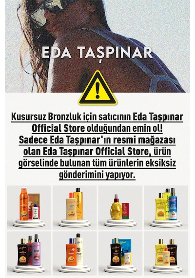 Eda Taşpınar Yoğun Bronzlaştırıcı Yağ Sprey 200 ML