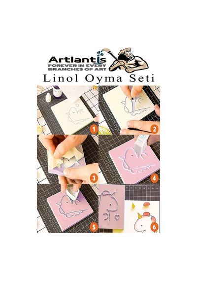 Linol Oyma Seti 12 Parça 1 Paket Linol Oyma Kesme Bıçak Seti 12 Bıçaklı Linolyum Baskı Ahşap Saplı
