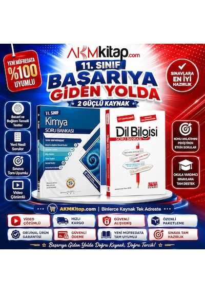 Bilgi Sarmal 11.sınıf Kimya Ve Akm Dil Bilgisi Soru Bankası Seti 2 Kitap
