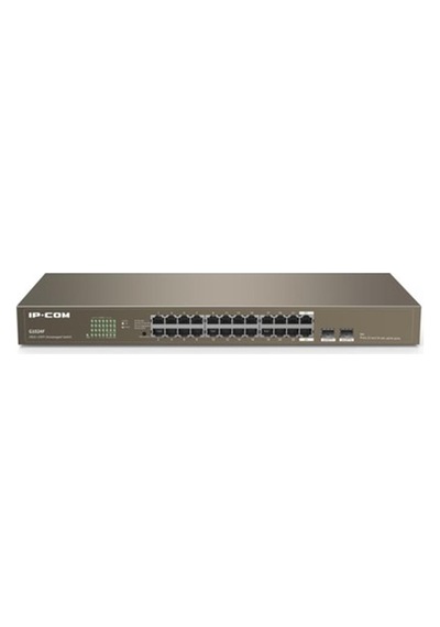 Ip-Com IP-G1024F 24 Port Gıgabıt + 2X1GB SFP Uplınk Rackmount Swıtch