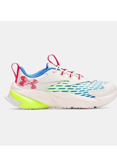 Under Armour Ua Bps Scramjet 7 Erkek Çocuk Koşu Ayakkabısı-30884 Beyaz