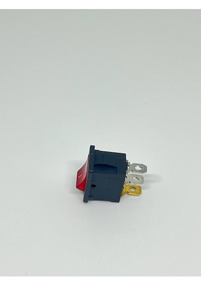 12v Kırmızı Ledli 1-0 Mini Dikdörtgen Anahtar Rocker Switch 1-0
