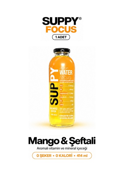 Suppy Vitamin Water Focus 414 Ml