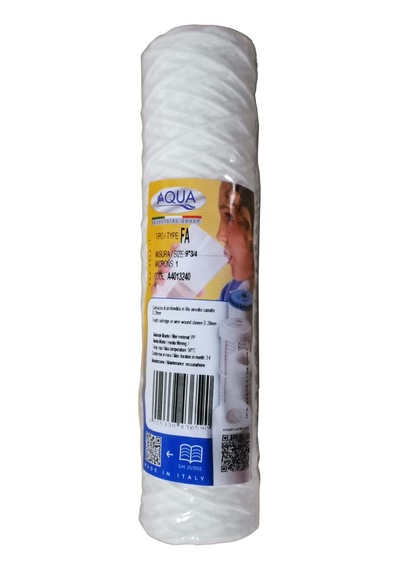 Aqua İtalyan Malı 10 İnç 1 Mikron Polipropilen İplik Filtre