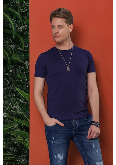 Efor Ts 846 Lacivert Spor T-shirt Lacivert