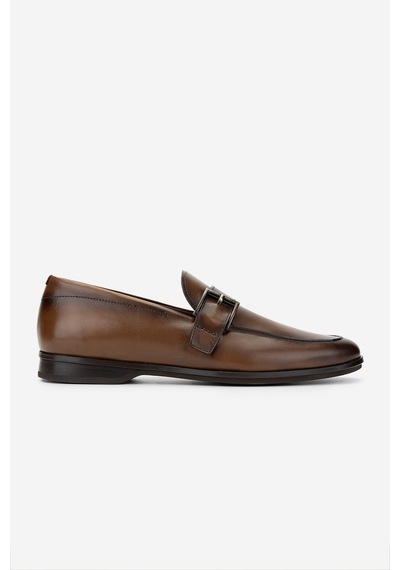 Valmenti Erkek Hakiki Deri Taba Loafer Ayakkabı 1016 161a Erk Ayk Sk24-25 Taba Taba