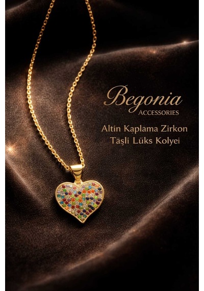 İthal Çelik Altın Kaplama Kolye Zincir Set Figürlü Zirkon Taşlı Paslanmaz Kararmaz Unisex 45cm+5cm Boy - 4 Altın
