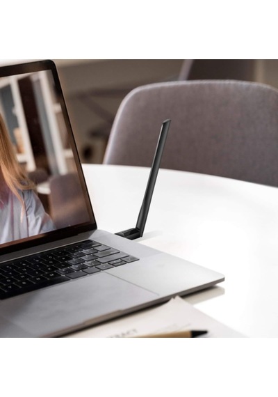 Lexroo Tx35u Plus Ax1800 Wi-fi 6 Kablosuz Usb Adaptör 1800 Mbps Hız Çift Bant