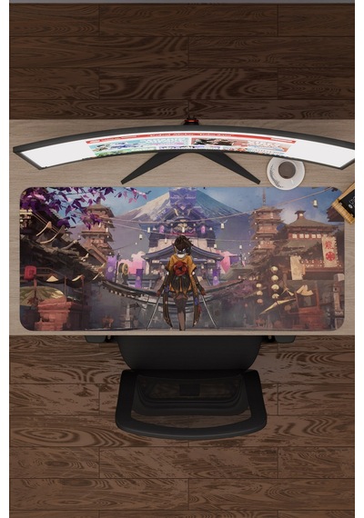Chiori Genshin Impact Anime Gacha V3 - 90x40 Xxl Gaming Mouse Pad Fare Altlığı