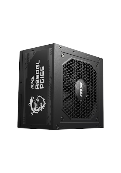 Msı Mag A850gl Pcıe5 850w 80+ Gold Psu Fullmodular