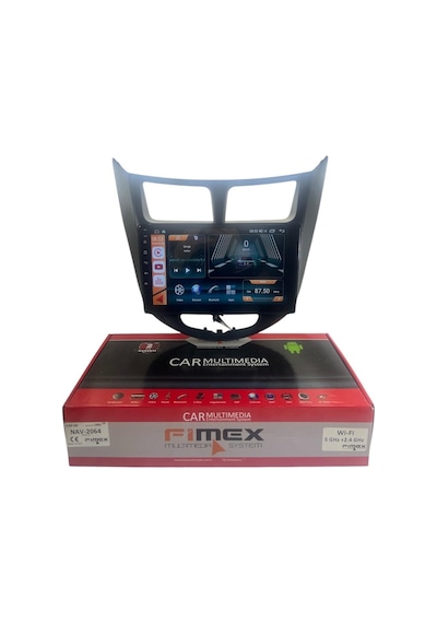 Hyundai Accent Blue Siyah 2011-2013 Fimex 2-64 Dspli Pro Oem Multimedia