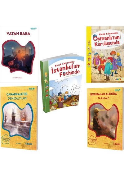 7-11 Yaş Çocuklar İçin Tarih Okuma Seti 1 - 15 Kitap