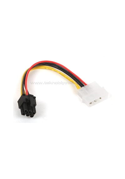 Dark 4 Pin Molex - 6 Pin Pci-E Dönüştürücü Kablo DK CB P103