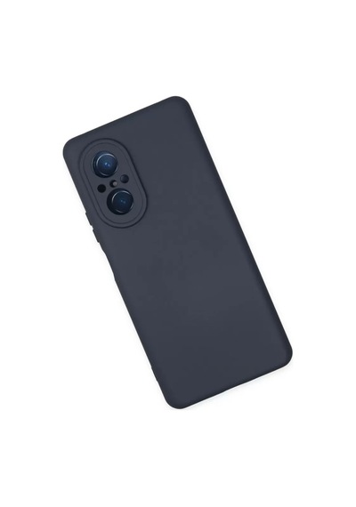 Newface Huawei Nova 9 Se Kılıf Nano İçi Kadife Silikon - Lacivert