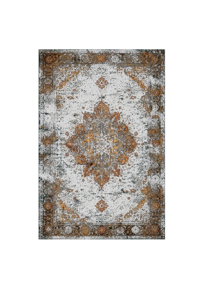 Kartela Halı Melo Halı Jüt Taban Dokuma Halı Açık Gri - 80 X 120 Cm