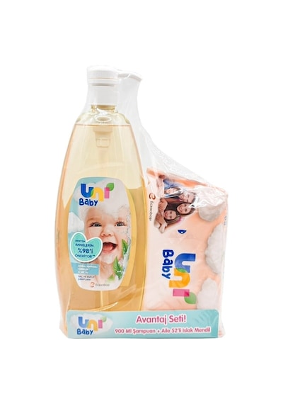 900 Ml Şampuan + 52'li Islak Mendil - 8 Adet