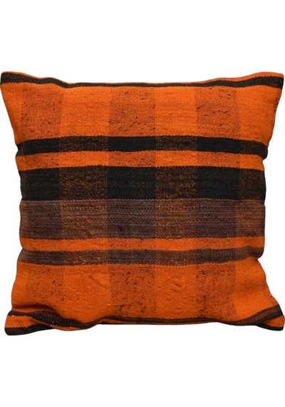 Zehra Abla Halı Yeni El Dokuma Dekoratif Kilim Kırlent Yastık Kılıfı 6789 Çok Renkli