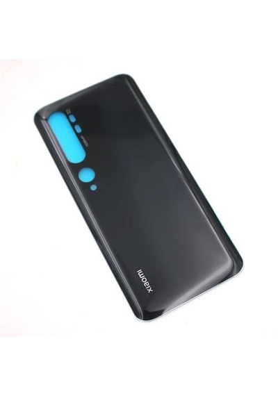 Xiaomi Mi Note 10 Arka Pil Batarya Kapak Cam Senalstore - Siyah Siyah