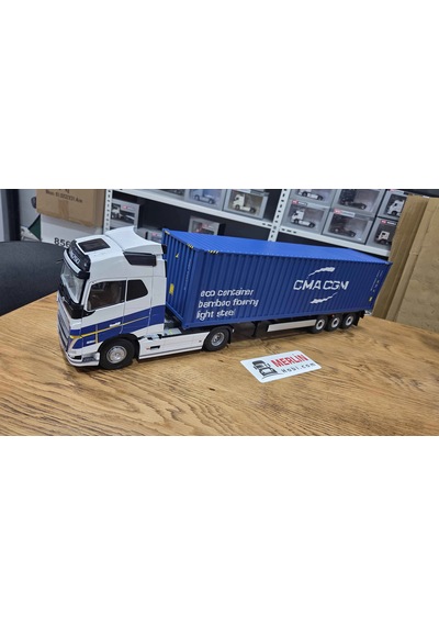 1/24 Volvo Fh5 Xl 500 + Cma Cgm Konteyner Treyler Solido