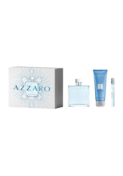 Azzaro Chrome 75 Ml Shampoo+edt 100 Ml+edt 10 Ml Erkek Parfüm Seti