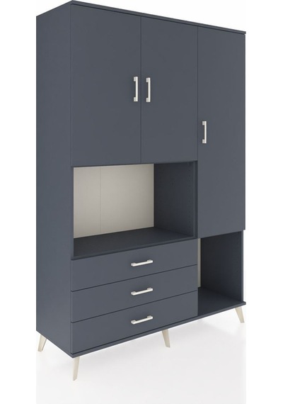 Hyperion Dolap 6 Raflı 3 Çekmeceli 3 Kapaklı 132x44x195 Antrasit-antrasit/antrasit Antrasıt/antrasıt Hyperion Dolap 6 Raflı 3 Çekmeceli 3 Kapaklı 132x44x195 Antrasit-antrasit/antrasit Antrasıt/antrasıt