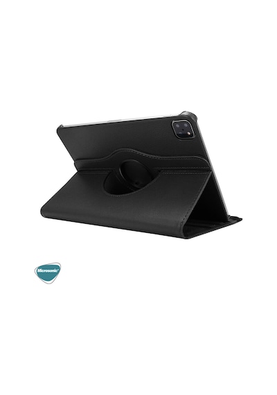 Microsonic Apple Uyumlu iPad  Pro 12.9 `` 2022 6. Nesil Kılıf (A2436-A2764-A2437-A2766) 360 Rotating Stand Deri Siyah