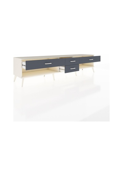 Hyperion Tv Ünitesi 4 Çekmeceli 220x44x51 Aytaşı-antrasit Antrasıt/antrasıt - Aytası Hyperion Tv Ünitesi 4 Çekmeceli 220x44x51 Aytaşı-antrasit Antrasıt/antrasıt - Aytası
