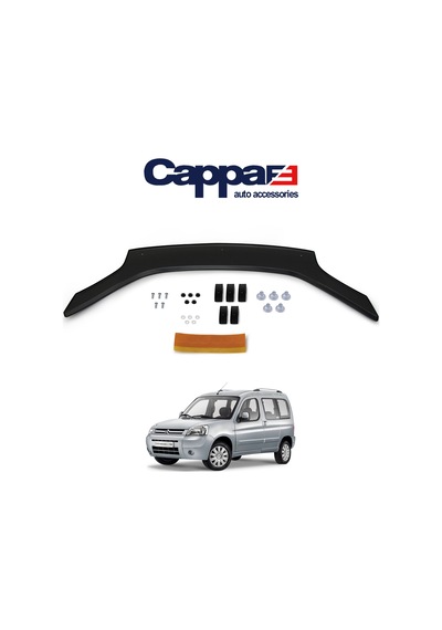 Cappafe Citroen Berlingo Ön Kaput Koruyucu Rüzgarlık 4Mm 04-2009