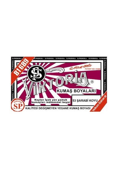 Viktoria Kumaş Boyası - Şarabi Koyu
