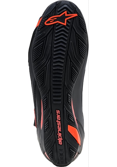 Alpinestars Faster-4 Drystar Su Geçirmez Motosiklet Ayakkabı Kırmızı - Siyah
