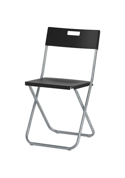 Ikea Gunde Katlanır Sandalye Siyah