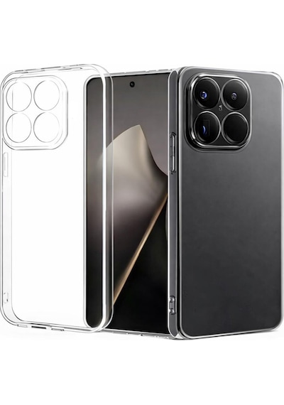 Xiaomi 15t İle Uyumlu Kılıf Şeffaf Kamera Korumalı 3d