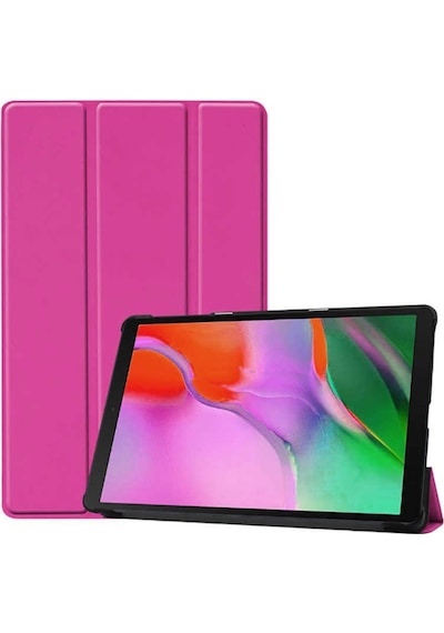 Huawei Uyumlu T5 10 Inc Tablet Kılıf Standlı Smart 1-1 Arkası Şeffaf