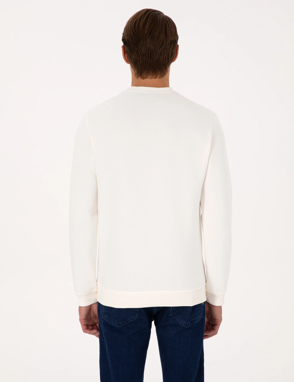 Pierre Cardin Erkek Ekru Sweatshirt 50313914-vr019 Ekru
