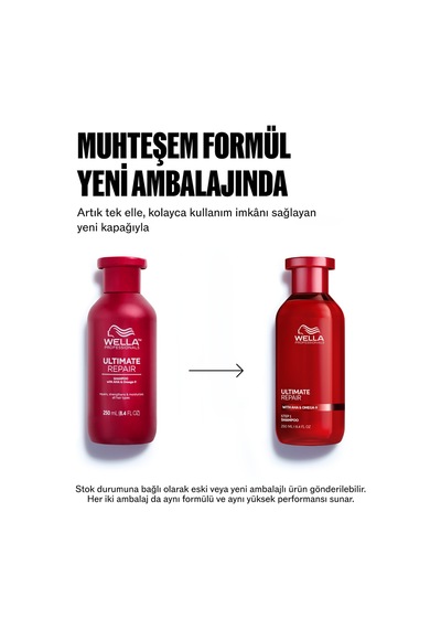 Wella Professionals Ultimate Repair Yıpranmış Saçlar İçin Saçı Ağırlaştırmayan Şampuan 250 Ml