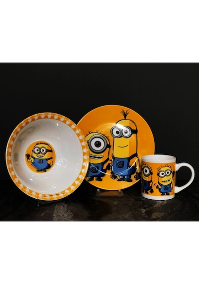 Minion S Premium Mama Seti Şık Mama Takımı