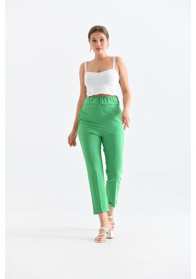 Ftz Women Kadın Douable Crep Benetton-benetton Yeşil