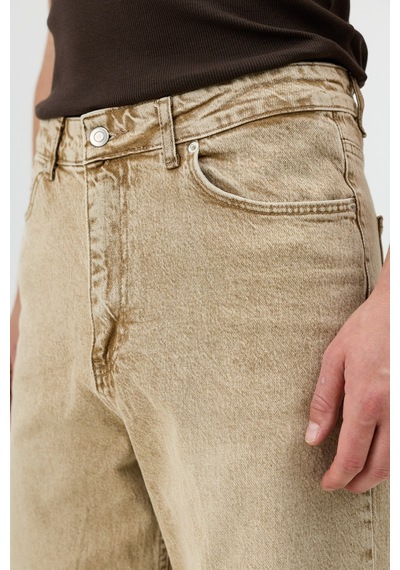 Antioch Relax Fit Erkek Jean Bej