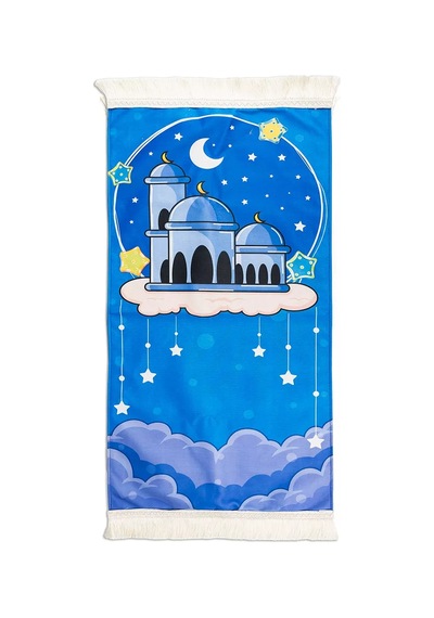 Astarlı Çocuk Seccade Mavi - 43x81 Cm.