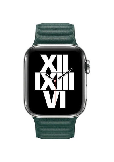 Apple Uyumlu Watch 40mm Krd-34 Deri Kordon-koyu Yeşil