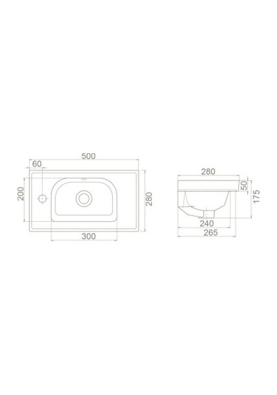 Soldan Batarya Delikli Etajerli Seramik 50x28 Cm 508 Yeşil