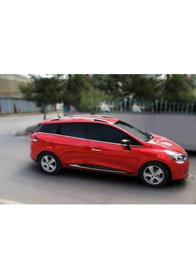 Renault Clio 4 Uyumlu Sport Tourer Krom Kapı Çıtası 4prç Paslanmaz Çelik
