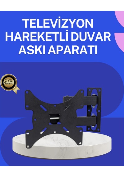 Lvsqvr Led Lcd Tv Duvar Askı Aparatı Hareketli Ve Döner