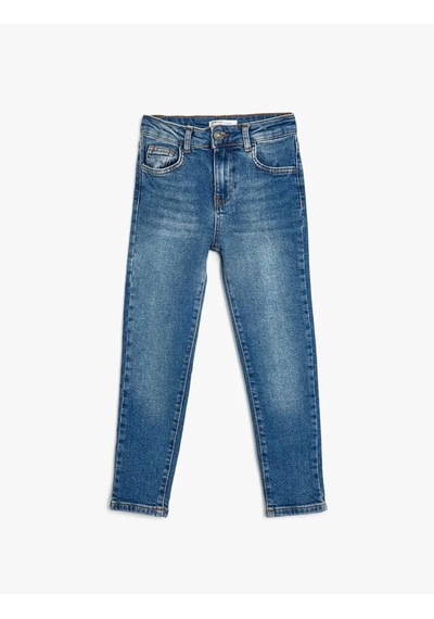 Koton Dar Paça İndigo Erkek Çocuk Jean Pantolon 5wkb40026td Indigo