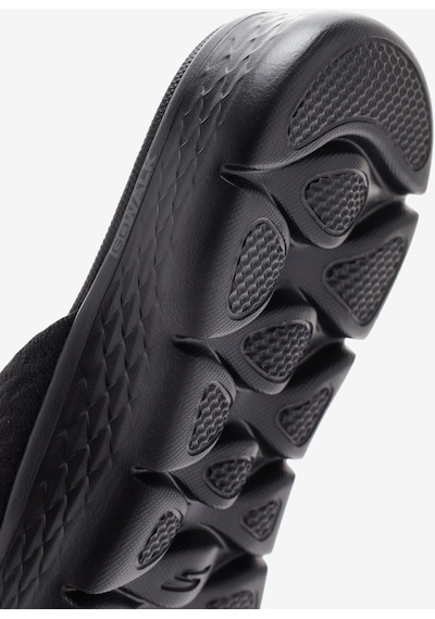 Skechers Go Walk Flex Sandal - Splendor Kadın Siyah Parmak Arası Terlik 141404 Bbk Siyah Skechers Go Walk Flex Sandal - Splendor Kadın Siyah Parmak Arası Terlik 141404 Bbk Siyah