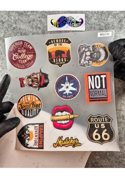 Bdls32 Küçük Boy 10lu Sticker Seti
