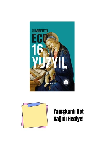 16. Yüzyıl - Rönesans Çağı Ciltli + Yapışkanlı Not Kağıdı